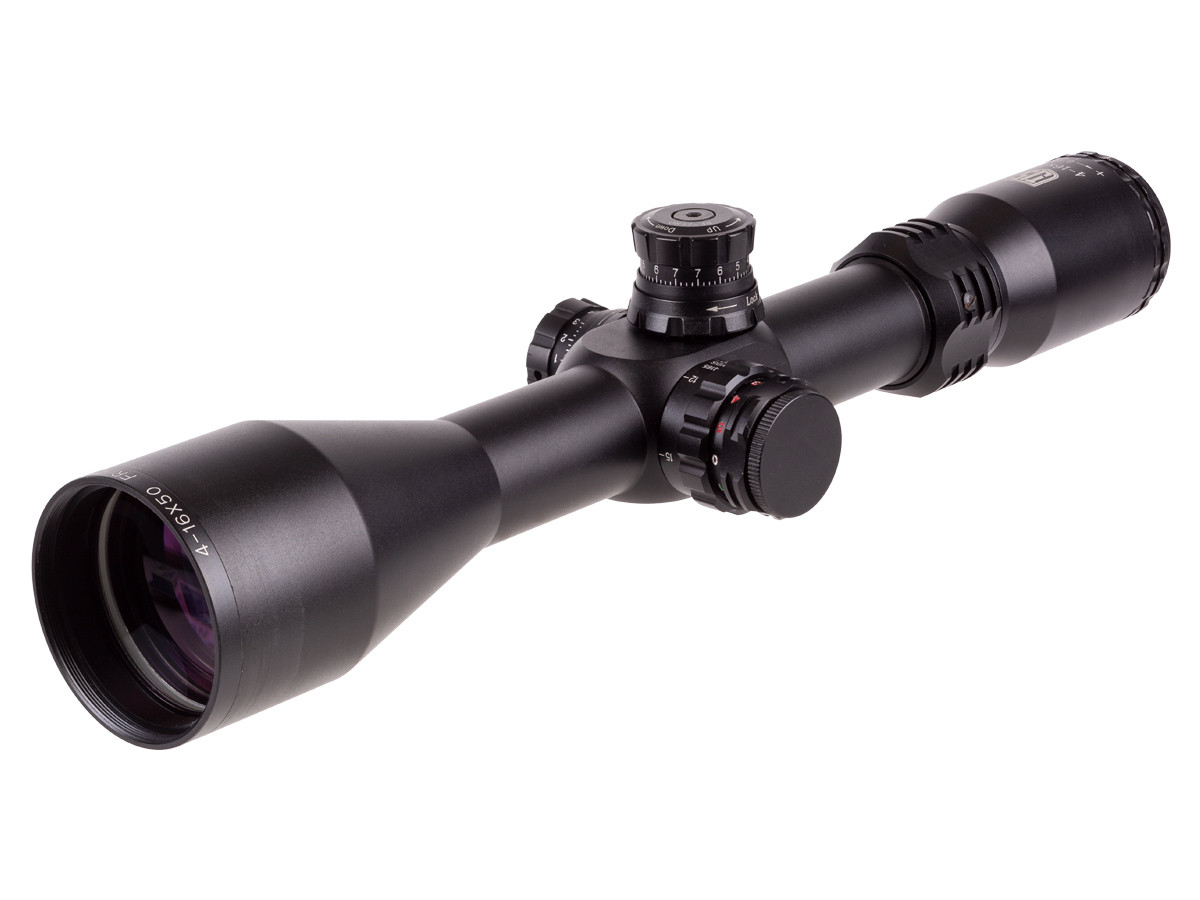 JTS 4-16x50 First Reticle Scope, 30mm Tube