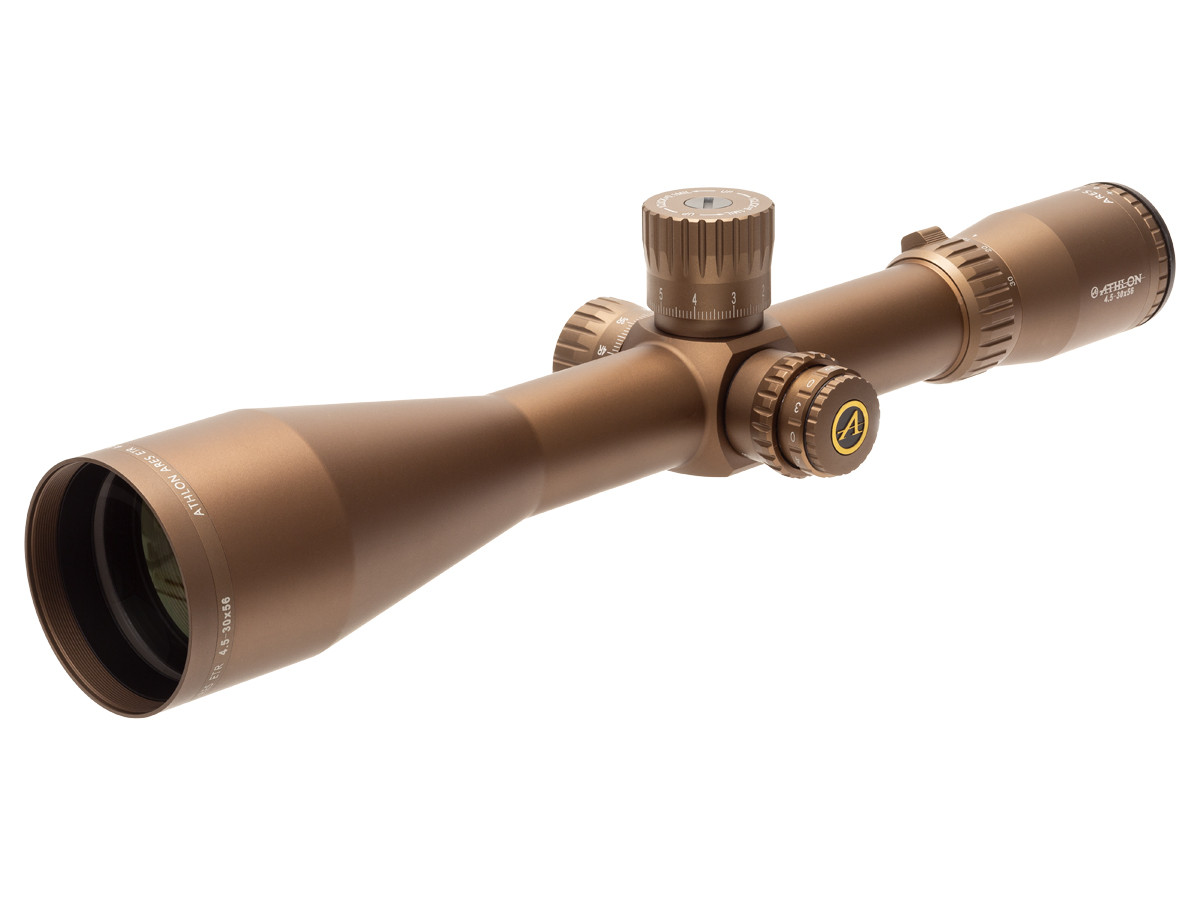 Athlon Optics 4.5-30x56 Ares ETR APRS1 FFP, .1 MIL, 34mm Tube, Bronze