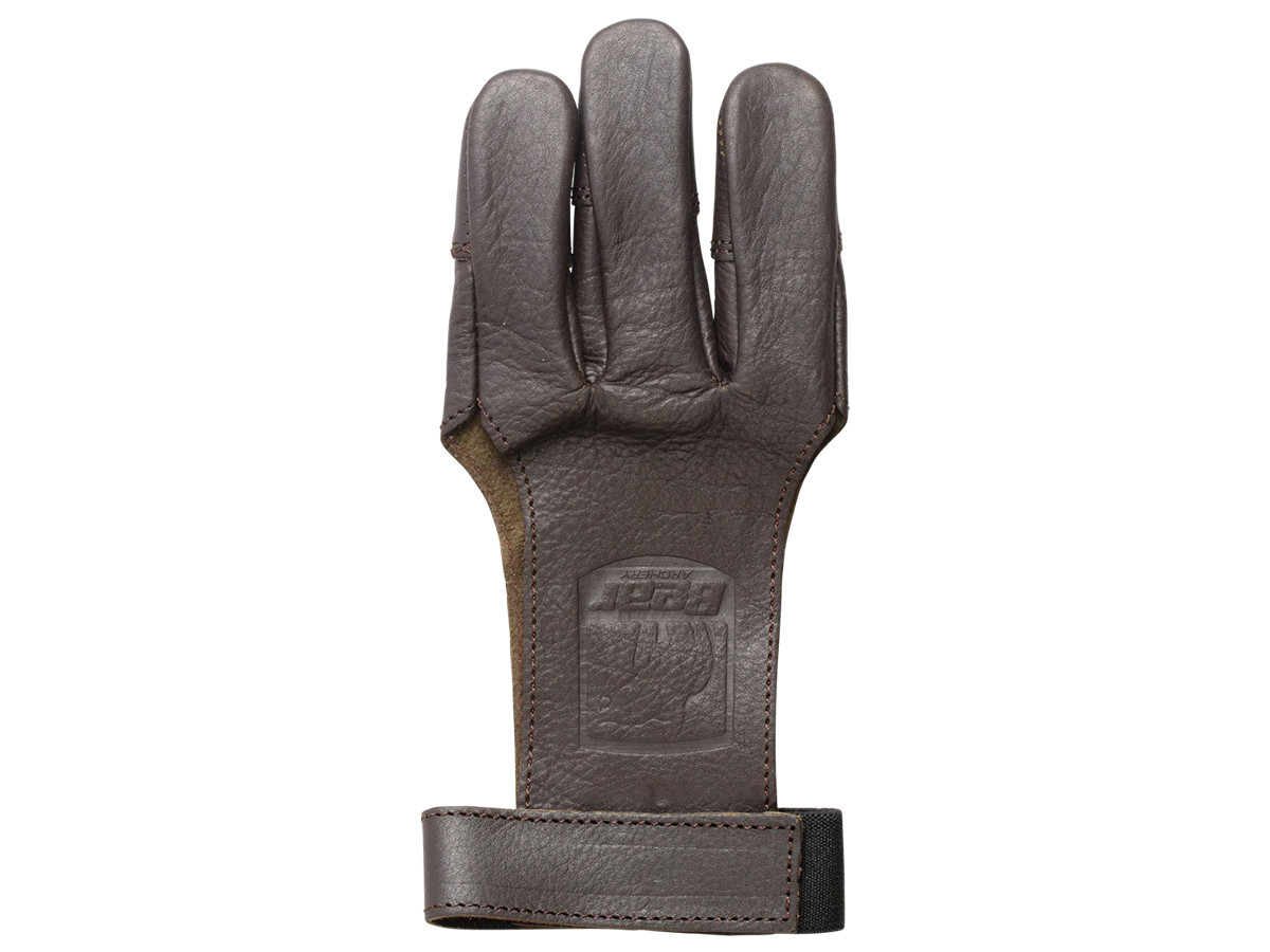 Bear Leather 3 Finger Shooting Glove, Medium