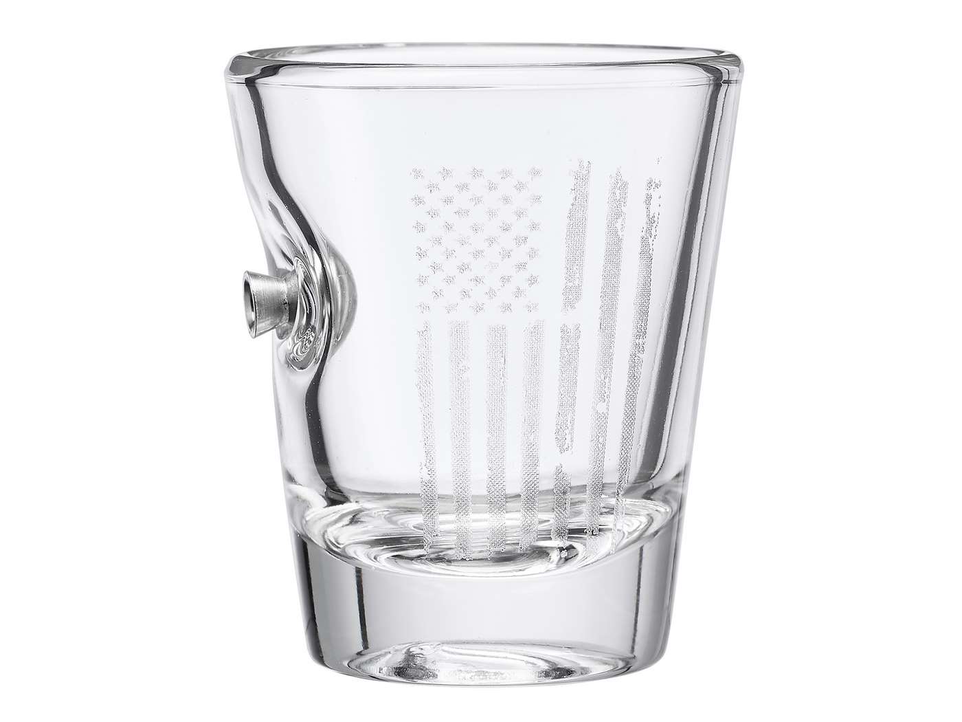 Benshot Patriotic Flag With Pellet 2oz Shot Glass