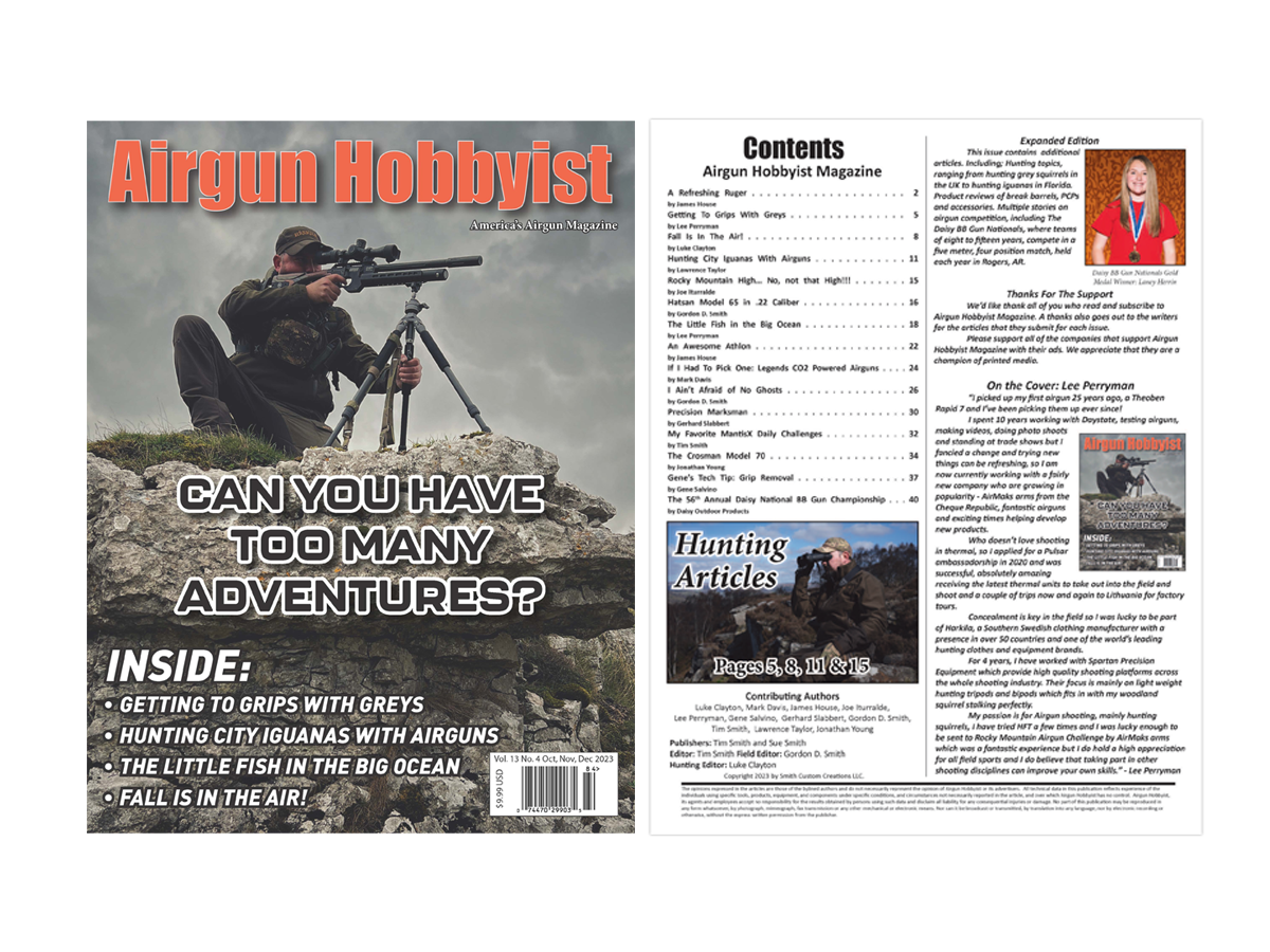 Airgun Hobbyist Magazine 4th Qtr. 2023