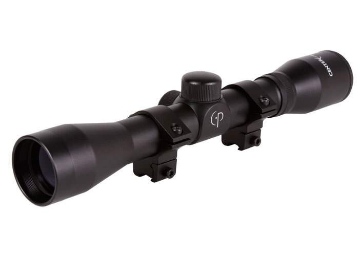 CenterPoint AR22 Series 4x32 Duplex Reticle Rifle Scope, 3/8 Rings