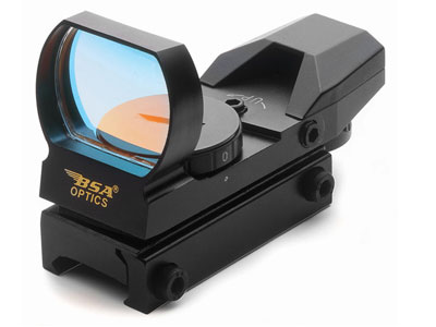 BSA Panoramic Multi-Reticle Sight, 4 Reticles, Weaver Mount