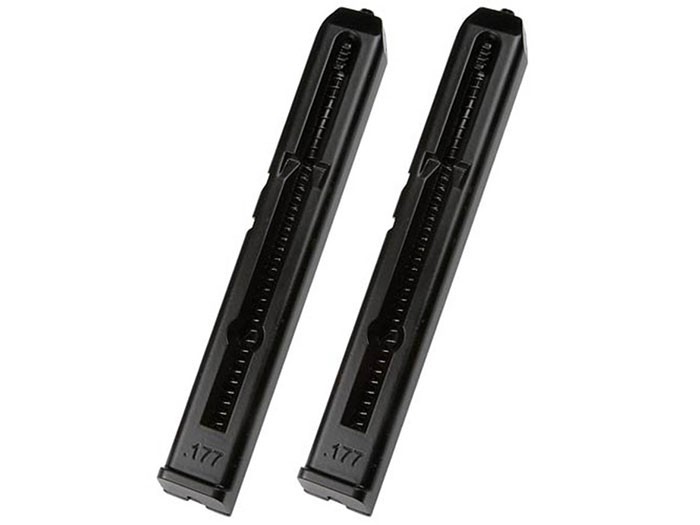5.8093.1 2 Pack Umarex Smith & Wesson M&P 19 Shot Steel BB Spare Magazines 