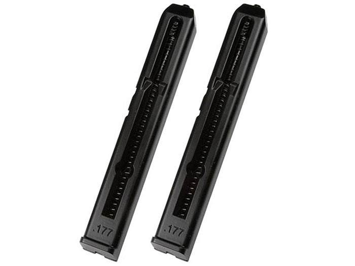 Beretta 19-Shot Stick Magazine, For Various BB Pistols, 2ct