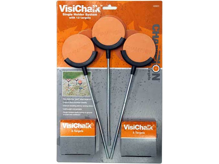 Champion VisiChalk Single Holder Target System, 12 Chalk Targets