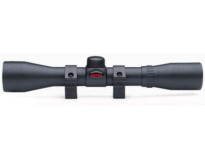 Gamo 4x32 Scope, 1" Tube, 11mm Dovetail Rings