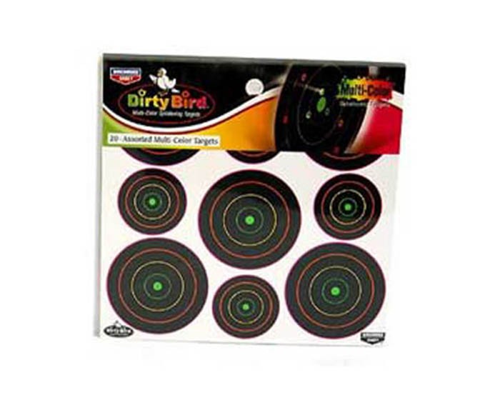 Birchwood Casey Dirty Bird Targets, 2" & 3" Targets, 180ct