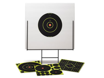 Birchwood Casey Portable Shooting Range, Steel Frame + 39 Shoot-N-C Targets