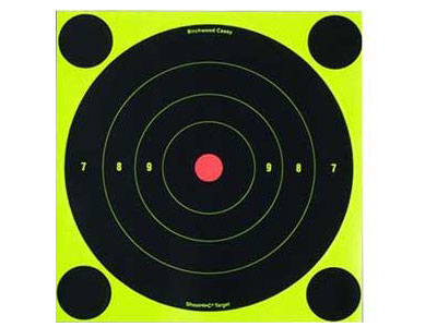 Birchwood Casey Shoot-N-C Targets, 8 Bullseye, 50 Targets + 200 Pasters