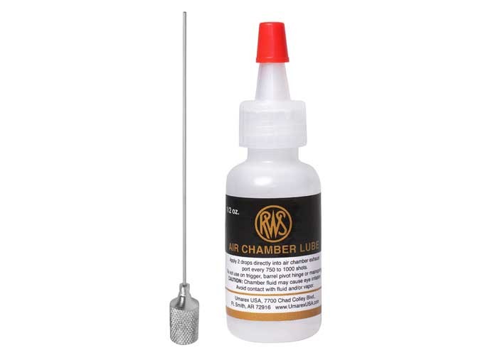 RWS Air Chamber Lube & Dropper, Silicone Oil, .50 Oz.