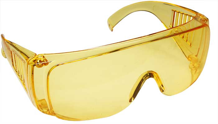 Radians Coveralls Shooting Safety Glasses Polycarbonate Amber Yellow Lens CV0040 