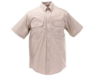 5.11 Tactical TacLite Pro Short Sleeve Shirt, Khaki, Large