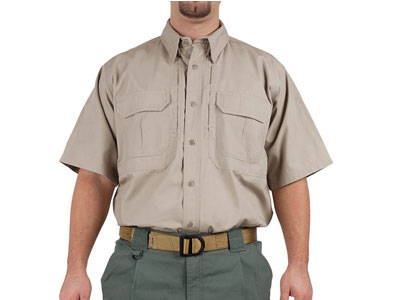 5.11 Tactical Short Sleeve Cotton Shirt, Khaki, XL