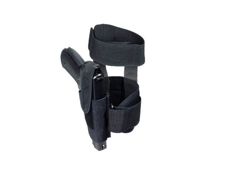 Concealed Ankle Holster, Fits Compact & Subcompact Pistols, Black
