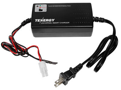 Tenergy Universal Smart Charger With Temperature Sensor For 6V-12V  NiCad & NiMH Batteries