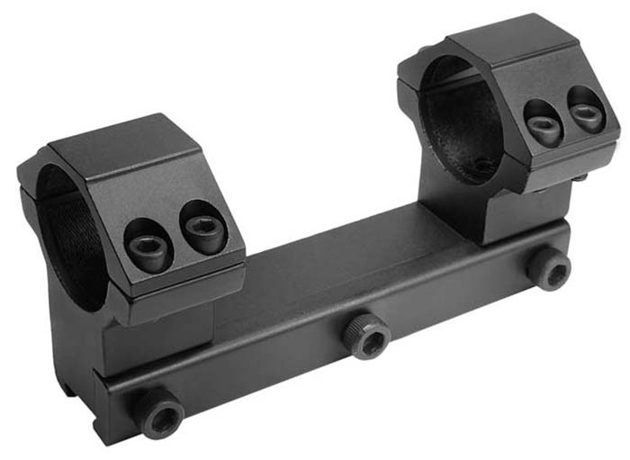 CenterPoint 1-Pc Mount, 1" Rings, High, 3/8" Dovetail, 4 Screws/Cap