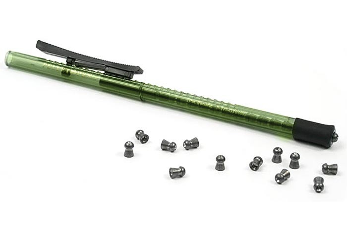Pellet Pen, Holds 15 .22-Cal Pellets, Green