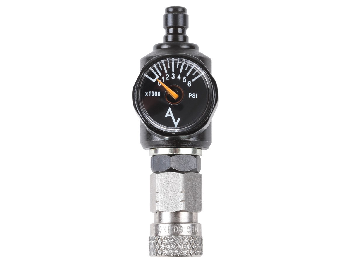 Air Venturi Inline Air Pressure Gauge, 0 to 4500 psi