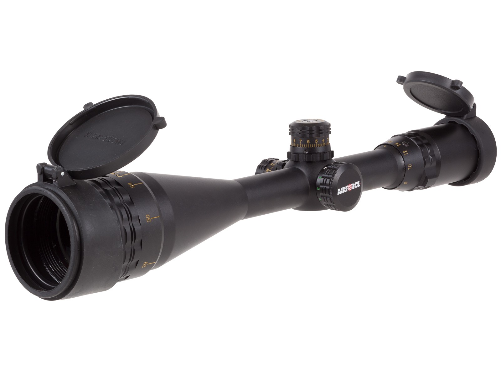 AirForce 4-16x50 AO Rifle Scope, Mil-Dot Reticle, 1/4 MOA, 1 Tube