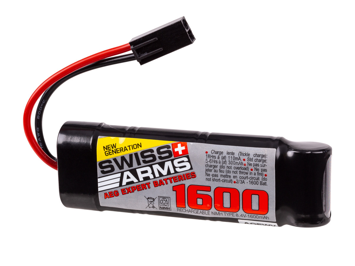 Swiss Arms 8.4v 1600mah NiMH Battery With Small Tamiya Connector