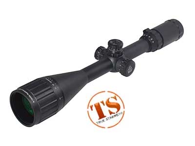 Leapers UTG 4-16x50 AO Rifle Scope, Illuminated Mil-Dot Reticle, 1/4 MOA, 1" Tube, See-Thru Weaver Rings 
