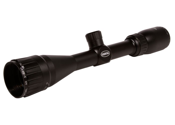 BSA Essential 3-9x40 AO Rifle Scope, 30/30 Duplex Reticle, 1/4 MOA, 1" Tube