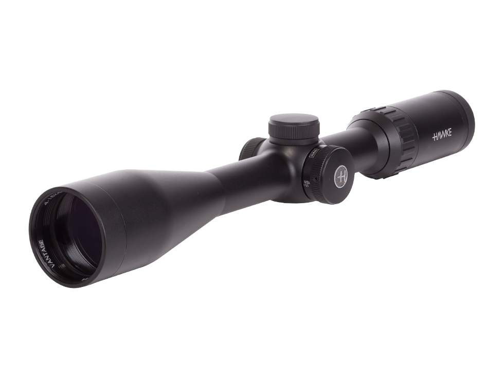 Hawke 4-16x44 AO Vantage SF Rifle Scope, 1/2 Mil-Dot Reticle, 1/4 MOA, 1" Tube