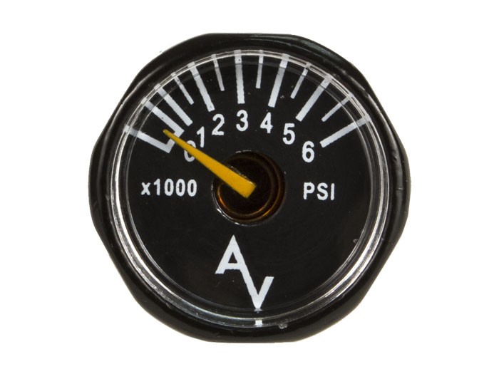 Air Venturi Air Pressure Gauge, 5,000 psi