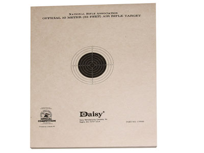 Daisy Official NRA 10-Meter Air Rifle Targets, 50ct