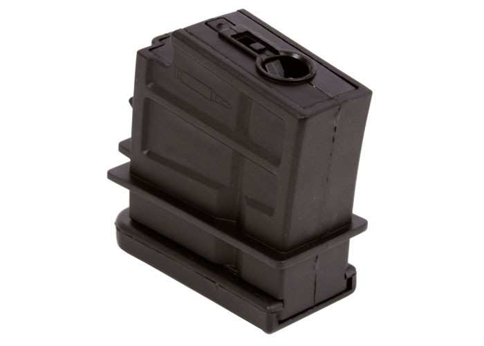 H&K Airsoft Rifle Magazine, Fits H&K SL9 AEG Airsoft Rifles, 35 Rds, Black