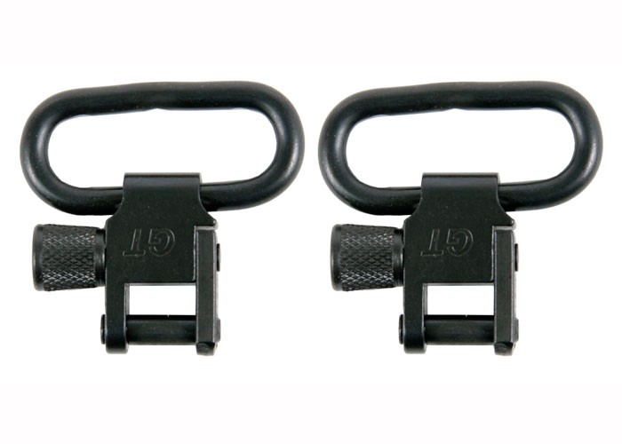 GrovTec Locking Swivels, 1 Loop, Black