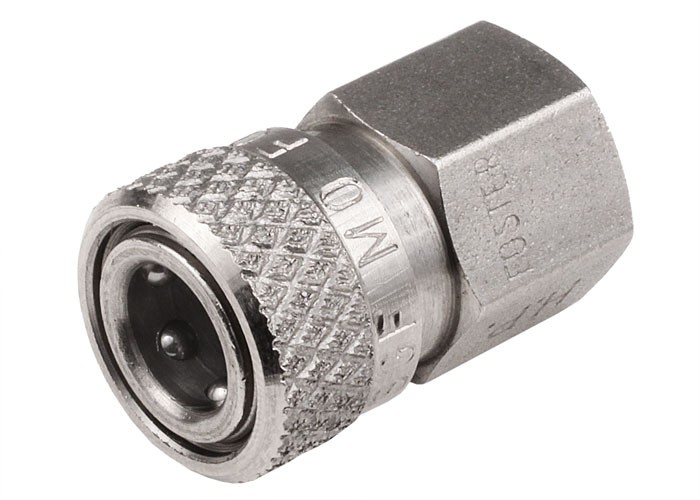 Air Venturi Foster Quick Disconnect Female to 1/8" BSPP Female, 5000 psi Rating