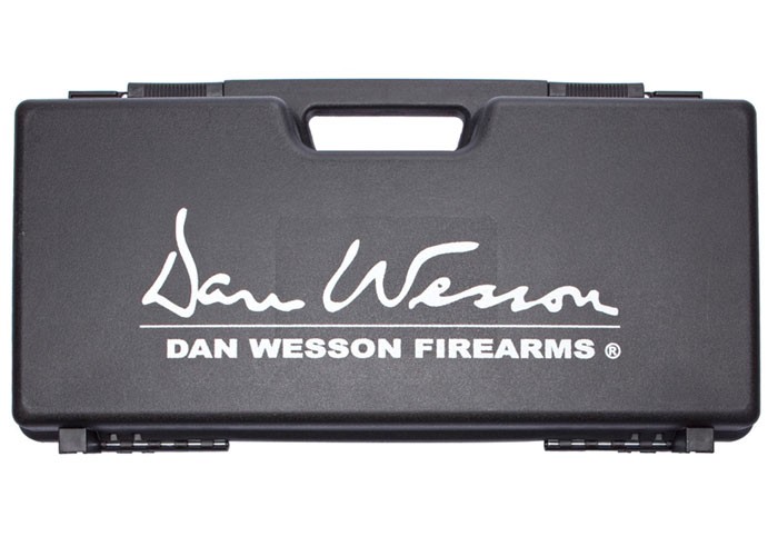 ASG Dan Wesson Revolver Case With Logo, Plastic, Black, 3.3x9x18