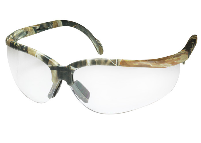 Radians Journey AP Safety Glasses, Realtree AP Camo Frame, Anti-Fog Clear Lenses