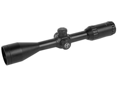 CenterPoint Adventure Class 4-16x44 Rifle Scope, Mil-Dot Reticle, 1" Tube, Weaver Rings
