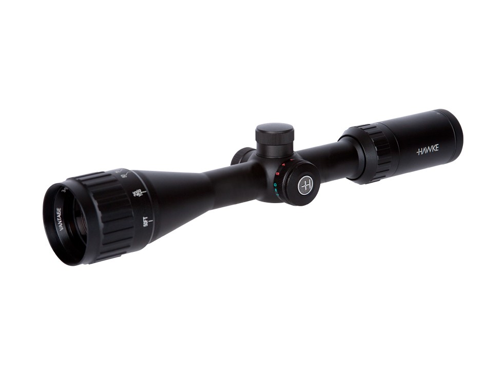 Hawke Vantage 3-9x40 AO, Mil-Dot, 1/4 MOA, 1" Mono-Tube