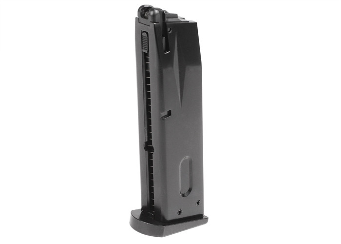 ASG / KJ Works M9 Gas Blowback Airsoft Pistol Magazine, 25 Rds