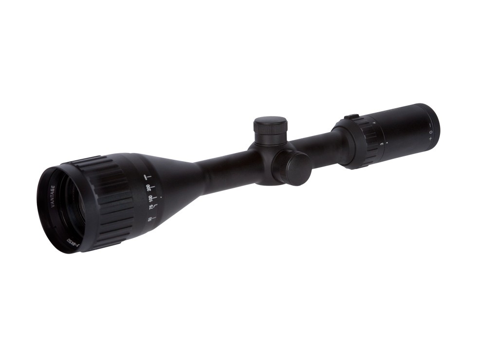 Hawke Sport Optics Vantage 3-9x50 AO Rifle Scope, Mil-Dot Reticle, 1/4 MOA, 1 Tube