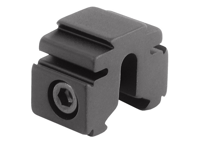 BKL Single 3/8" or 11mm Tri-Mount Dovetail Riser Mount, 0.60" Long, Black