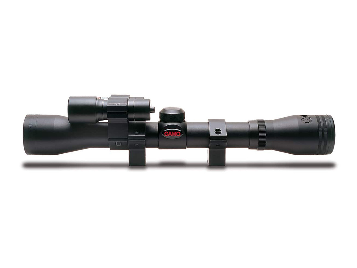 Gamo Varmint Hunter Kit, 4x32 Rifle Scope, Laser & Flashlight