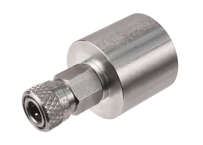 Air Venturi Female DIN Adapter, Female Quick-Disconnect, Stainless Steel