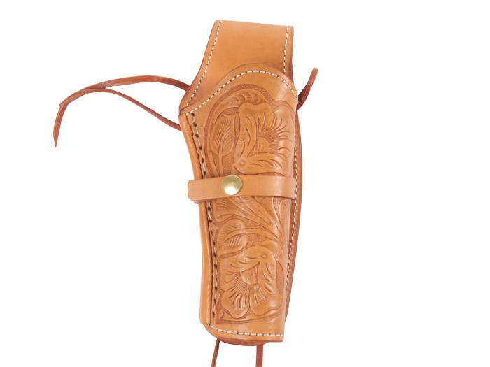 Hand-Tooled Leather Holster,, Image 1