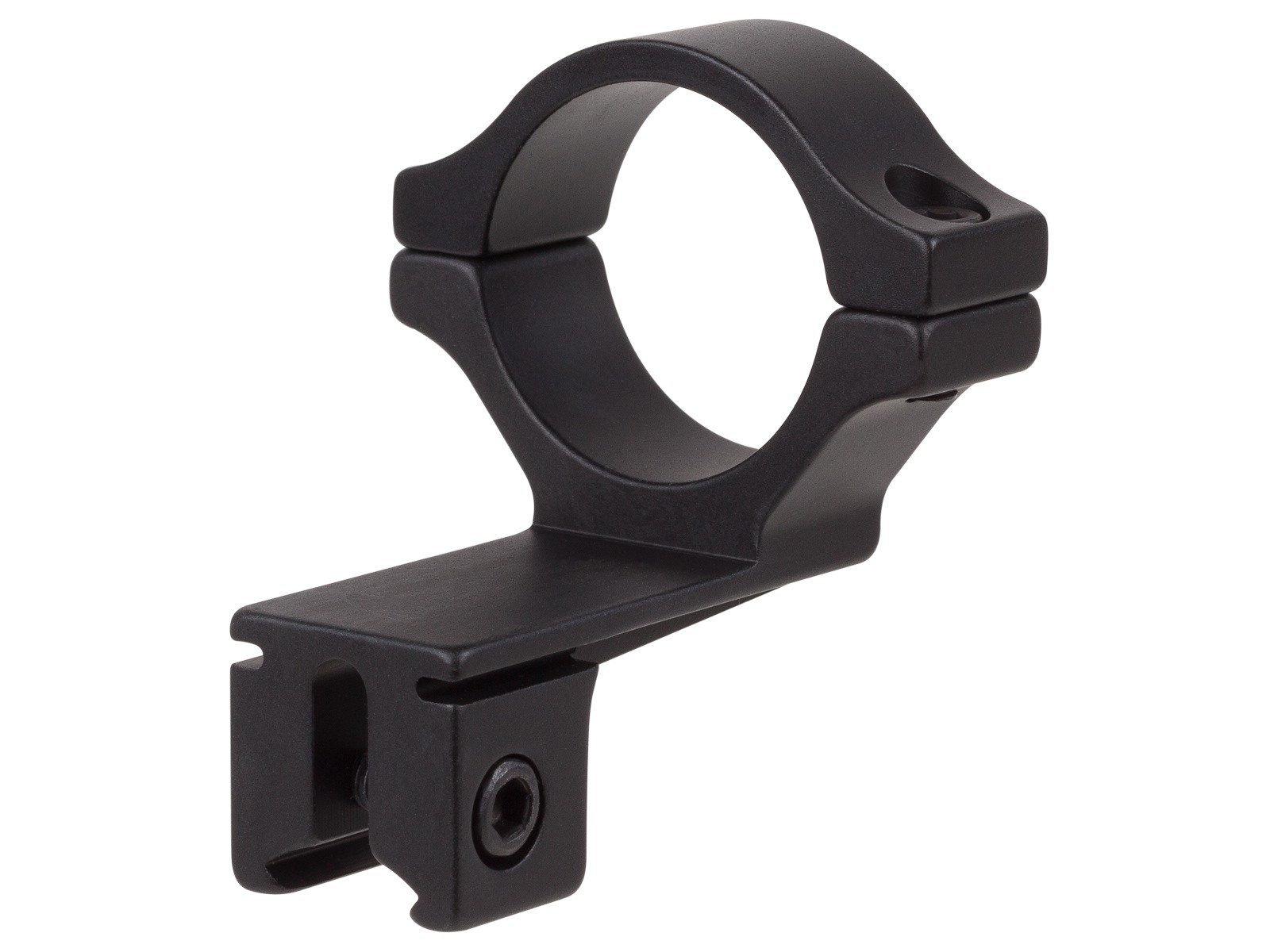 BKL Single 30mm Single Strap Offset Ring, 3/8" or 11mm Dovetail, .60" Long, Black