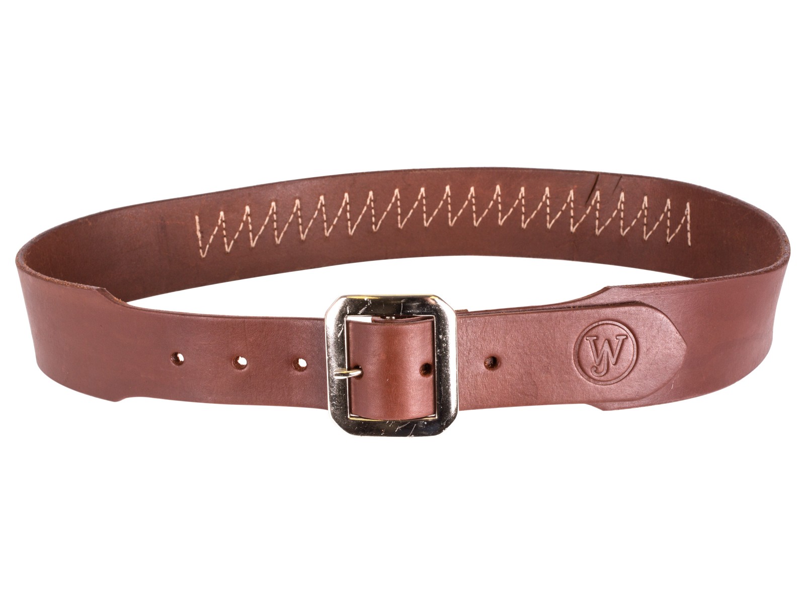 Gun Belt, 44-49" Waist, 20 Cartridge Loops, 2" Width, Mahogany