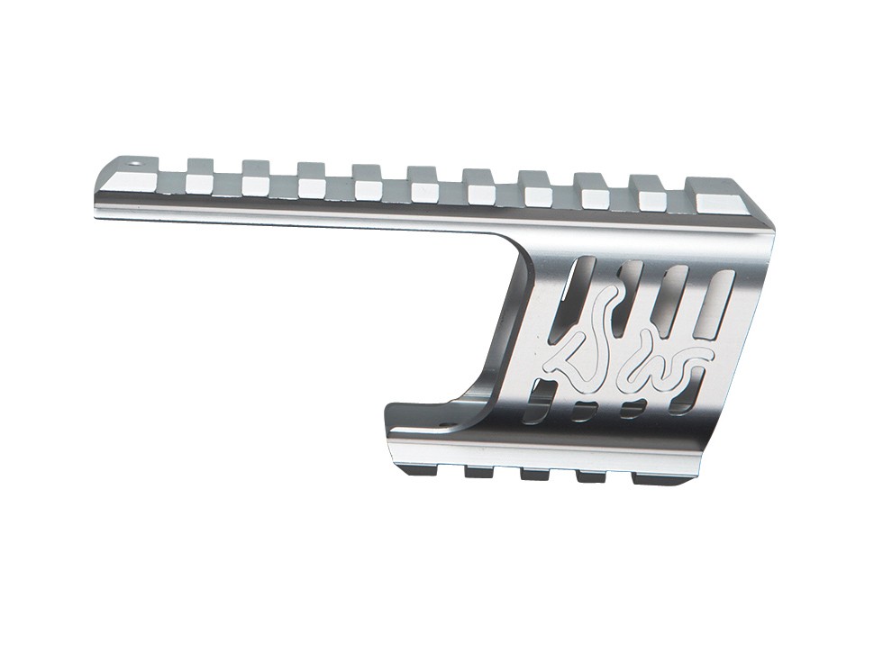 ASG Custom CNC Rail Mount, Silver