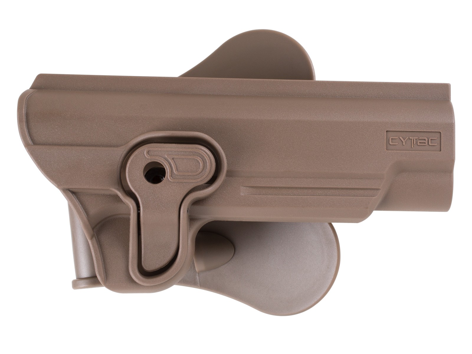 Cytac 1911-5 Paddle Polymer Holster for Colt 1911 Air & Airsoft Pistol, FDE