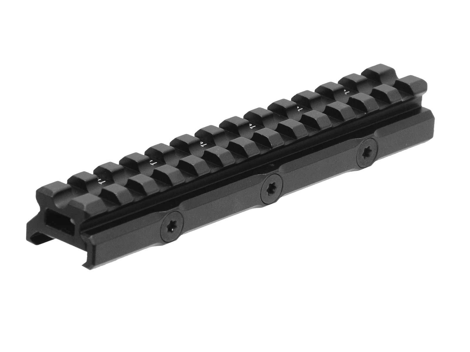 UTG Super Slim 20 MOA Elevated Picatinny Mount, 13 Slots, 0.55 High