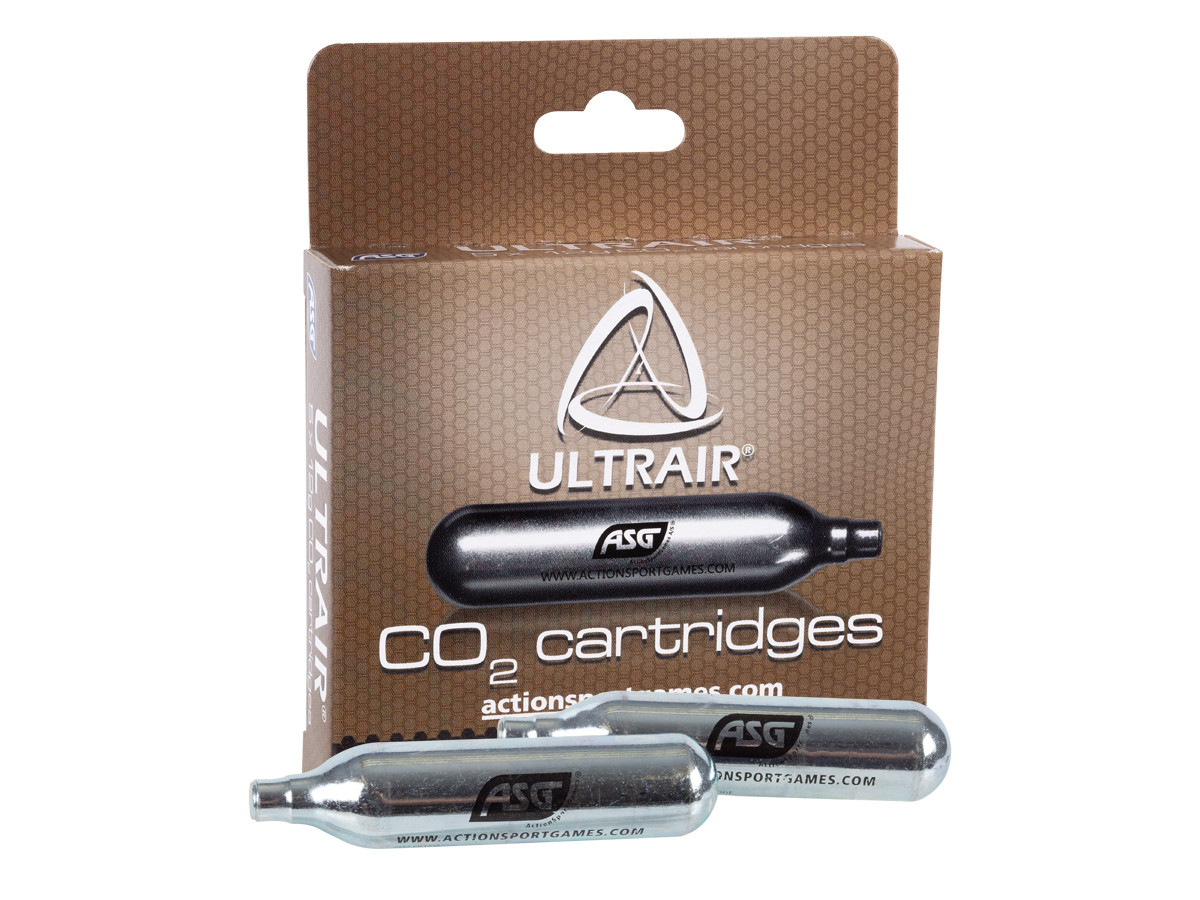 ASG UltraAir 12g CO2 Cartridges, 5ct