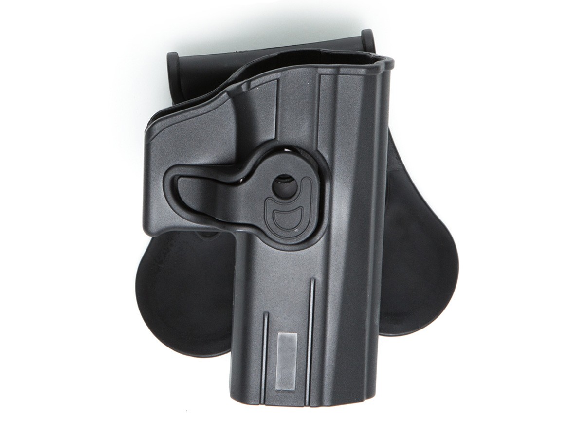 ASG/Strike Systems Paddle Polymer Holster for CZ P-07, P-09, SP-01, & Bersa Thunder 9 Pro Air Pistols, Black